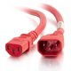 thumbnail image 1 of Cable de Alimentación C2G 60 cm 14 AWG Rojo, 1 of 3