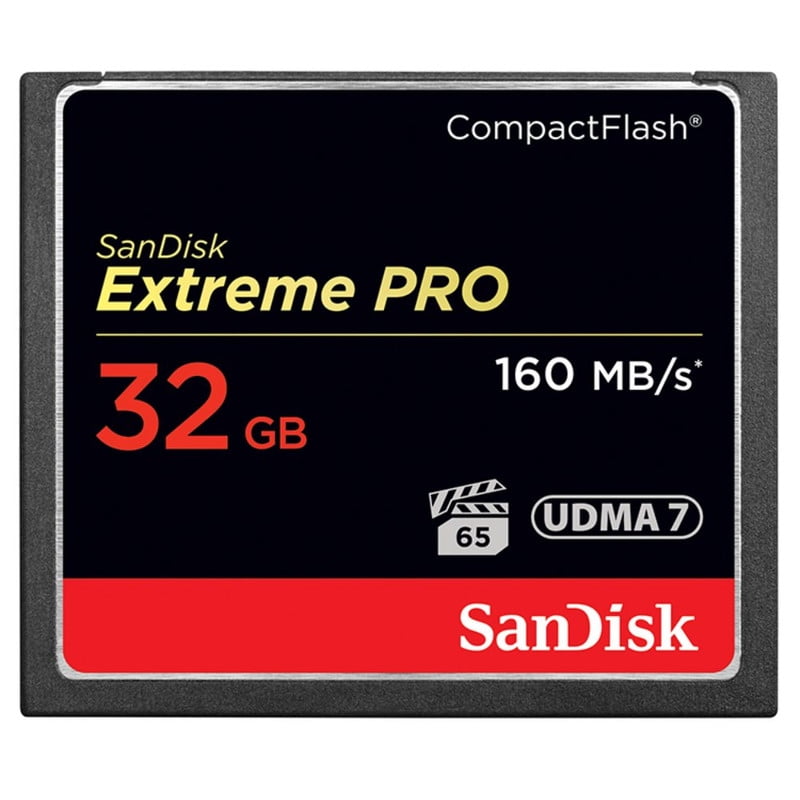 Sandisk - Tarjeta Compactflash Extreme Pro 32gb R160mb/s W150mb/s