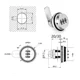 thumbnail image 3 of Cerradura Mueble Lockers Casilleros Con Clave, 3 of 3