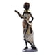 thumbnail image 1 of Estatuilla De Dama Africana Estatua De Mujer Tribal Adornos Exóticos Para Sala De Estar A, 1 of 5