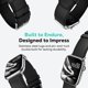 thumbnail image 4 of Correa de Reloj MobyFox de Cuero Negra Compatible con Apple Watch, 4 of 8