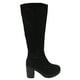 thumbnail image 1 of Bota Gamuza Ecológica ZAW60 Negro, 1 of 5