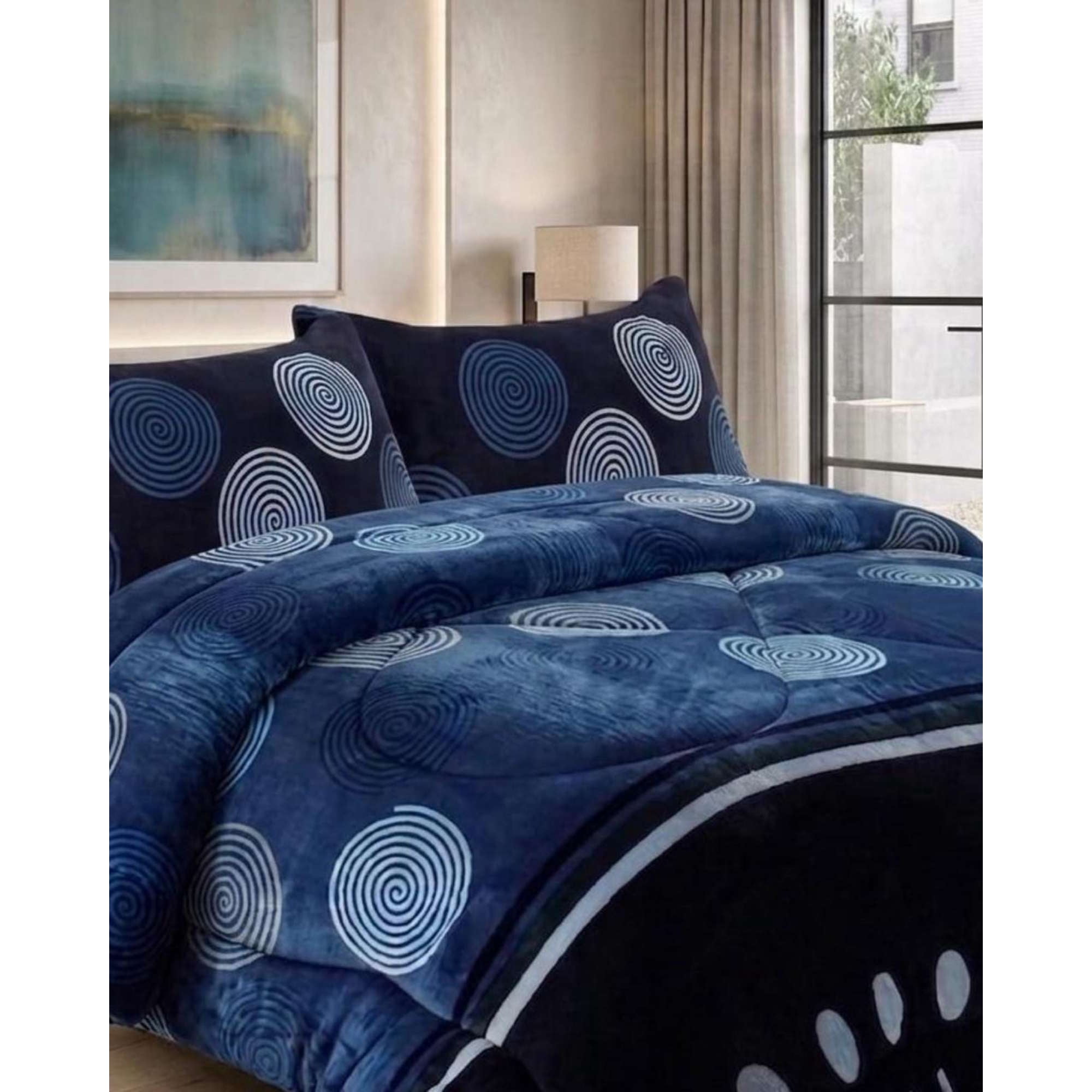 Mym Decohogar - Cubrecama Plush Con Chiporro Extra Suave Y Térmico Invierno King01