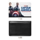 thumbnail image 3 of Capitán América 4 Porta Pasaporte y Cartera de Viaje Premium de Cuero PU, Funda de Pasaporte Bloqueo RFID con Ranuras para Tarjetas de Crédito, Estuche para Libro de Pasaporte para Familia 10cm × 15cm, 3 of 6