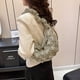 thumbnail image 4 of Bolso de mano acolchado para mujer, ligero y acolchado, tipo hobo, 2023, con pliegues en forma de nube., 4 of 6