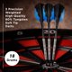thumbnail image 2 of Soft Tip Darts Fat Cat Bulletz, 90% tungsteno, 18 g, con funda, 2 of 8