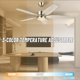 thumbnail image 4 of Ventilador de techo FANSHAIN de 107 cm con luz y control remoto, 4 of 7