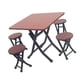 thumbnail image 5 of 1/12 Kit De Muebles De Habitación De Casa De Mu?ecas En Miniatura Juego De Sillas De Mesa Plegables De Plástico, 5 of 5