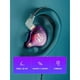 thumbnail image 2 of Audífonos Con Cable Para Uso Interior - Monitores Híbridos De Color, Alta Fidelidad, Cable De Doble Aguja Extraíble - Audífonos Insonorizados, 2 of 7