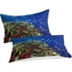 thumbnail image 2 of VOSILE Underwater World Juego de ropa de cama de 3 piezas suave con funda de almohada, funda nórdica con cierre de cremallera, previene alergias, apto para todo tipo de personas, funda de ed, 2 of 3
