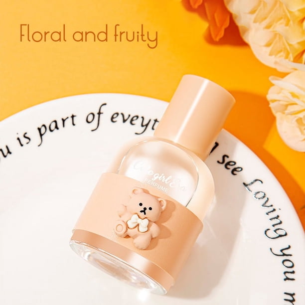 Cute Bear Perfumes Long Lasting Floral & Fruity Rose Notes Eau De Parfum Spray For Women Or Girl, Cute Girl Era, 30ml 1fl.oz