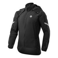 Cortavientos Rockbros Con Mangas Extraíbles 2 En 1 Bicicleta Negro 3Xl