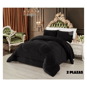 Genérico - Cobertor Plumón De Invierno Liso Para Cama 1.5 Plazas Con Chiporro