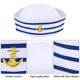 thumbnail image 4 of Gorro Sailor Captain azul marino con vela blanca para niños x6, 4 of 5