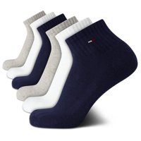 Pack De 6 Calcetines Tommy Hilfiger Para Hombre, Tallas 7 A 12, Color Azul Marino