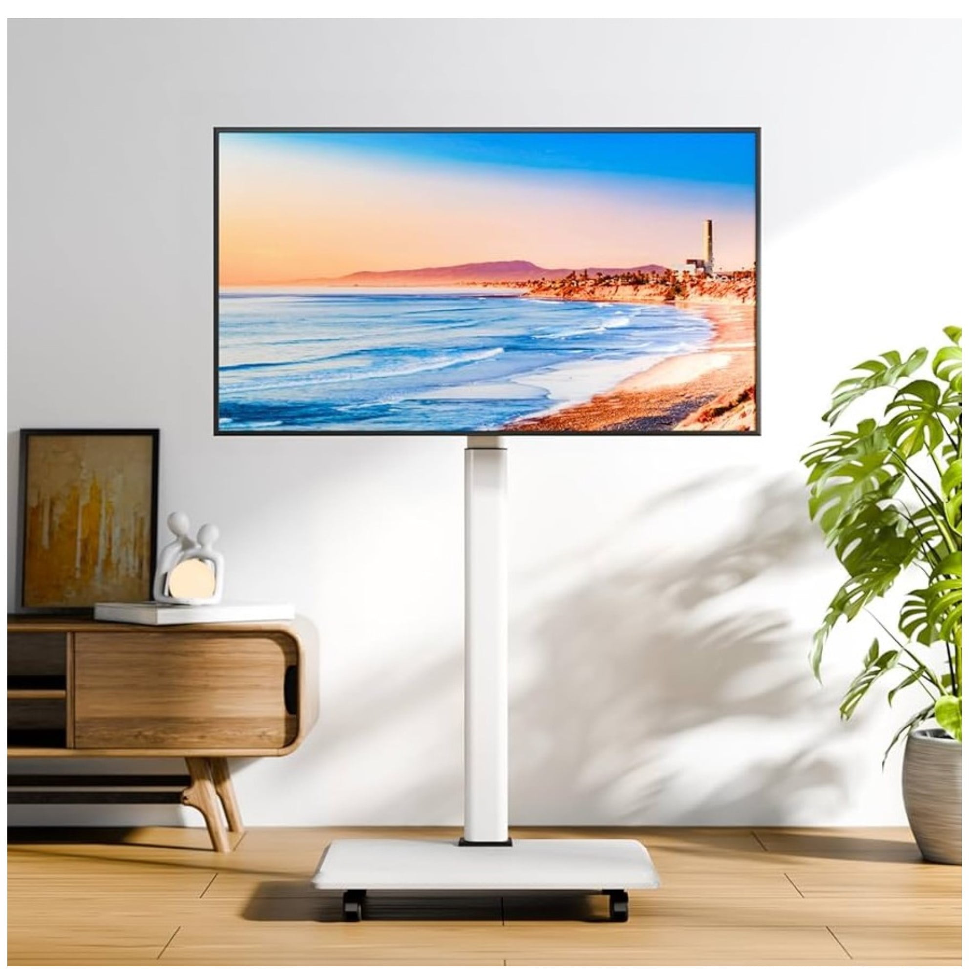 Citohome - Soporte Base Tv Con Ruedas Tipo Pedestal Rack 32 A 50