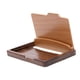 thumbnail image 5 of Tarjetero de madera, estuche para tarjetas de presentación, caja para tarjetas, sencillo, organizador de tarjetas de presentación, portátil, resistent, 5 of 5