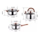 thumbnail image 3 of Set de Ollas de Acero Inoxidable - 12 Piezas " Cocina de Calidad Superior", 3 of 7