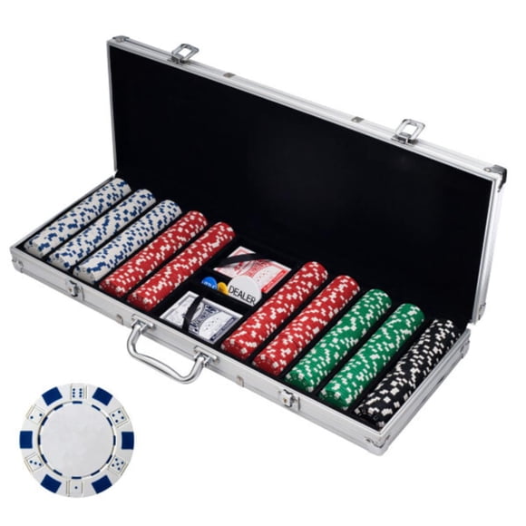 Juego de fichas de póquer Trademark Poker de 11,5 g con tarjetas y funda de transporte