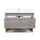thumbnail image 3 of Kit Mueble Belle 60x46 cm + Cubierta Color Lenga 1 pieza Mdp y loza vitriada Stretto, 3 of 7