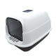 thumbnail image 5 of Caja de arena para gatos con tapa, bandeja de arena para gatos, inodoro para gatos completamente cerrado, extraíble, fácil de limpiar con puerta, caja Negro, 5 of 5