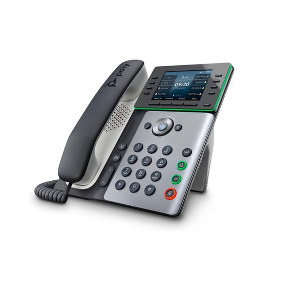 Teléfono IP de escritorio Plantronics Poly Edge E350 con Wi-Fi y Bluetooth