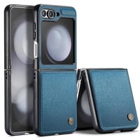 Caseme Tipo Cartera Samsung Galaxy Z Flip 6 5G Con Cierre Magnético, Rfid, Tarjetero, Soporte, Carga Inalámbrica