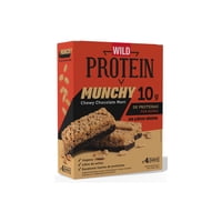 Barra Munchy Chocolate Maní 4 Un 120 G Wild Protein
