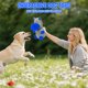 thumbnail image 3 of Juguete para perros Loncoldy Hipopótamo de peluche azul con chirrido, 3 of 8