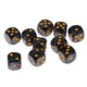 thumbnail image 3 of 10 Dados Digitales De Plástico De 6 Lados D6 Para Accesorio De Juego De Barra De Fiesta Negro, 3 of 3