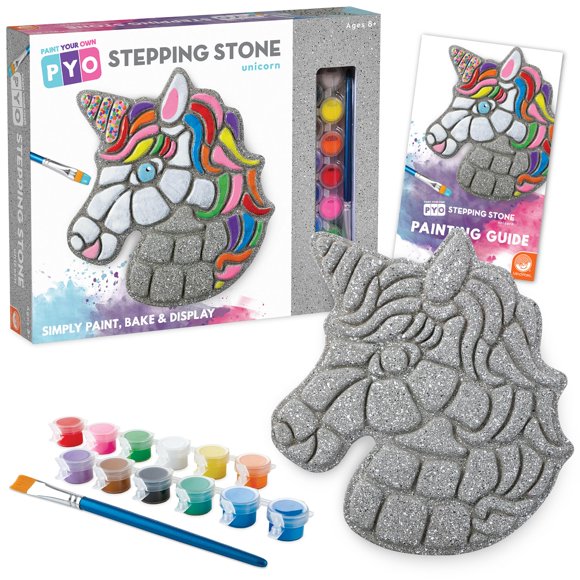 Peldaño MindWare para pintar tu propio unicornio, 10 x 9 cm