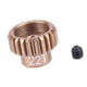 thumbnail image 1 of Pi?ón De Motor 22T, Engranaje De Metal, Piezas De Control Remoto, Juguetes Para 1/10 RC Drift, Accesorio De Coche, 1 of 5