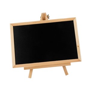 Magideal - Pizarra De Madera Con Soporte De Caballete, Multifuncional, De 10,6 X 6,6 Pulgadas, De Instalación Rápida Para Cabañas, Remolques, Tablero De Menú De Negro