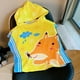 thumbnail image 3 of 1pc Kids Cartoon Hooded Bath Towel, Absorbent Cute Bath Towels With Hood For Girls Boys, Bathroom Accessories, 3 of 3