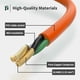 thumbnail image 3 of Cable de extensión para exteriores PLUGTUL, resistente al agua, 50 pies, 13 A, 1625 W, 3 of 6