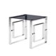 thumbnail image 2 of Mesa auxiliar Best Master Furniture E28 plateada de 55 cm x 55 cm, 2 of 2