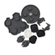 thumbnail image 1 of 9 Piezas De Accesorios De Almohadillas De Botón Conductoras De Goma Para El Controlador Switch Pro, 1 of 5