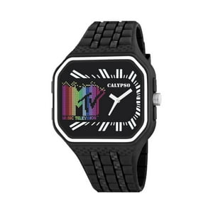 Reloj Ktv5628/3 Calypso Negro Hombre Mtv
