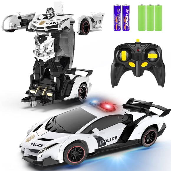 Robot Transformador Para Coche A Control Remoto A Escala 1 18 Para Niños