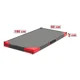 thumbnail image 2 of Colchoneta Ecocuero Gimnasia 180x60x5cm No Plegable Gris, 2 of 3