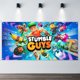 thumbnail image 2 of Stumble Guys Fondo Temático Pancarta Suministros de Decoración para Fiesta de Cumpleaños, Decoración de Fondo de Fiesta Personalizado,150x90cm, 2 of 6