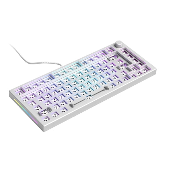 Teclado GLORIOUS GMMK PRO 75% Barebones Blanco RGB