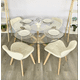 thumbnail image 3 of Set 2 Sillas Velvet Beige, 3 of 3