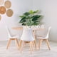 thumbnail image 3 of Comedor Mesa Redonda Shanna 100cm + 4 Sillas Tulip Blanco, 3 of 7