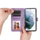thumbnail image 4 of Funda tipo cartera FOXDOCK para Samsung Galaxy S21 , diseño girasol en relieve, cuero PU, cierre magnético, soporte y tarjetero, 4 of 5