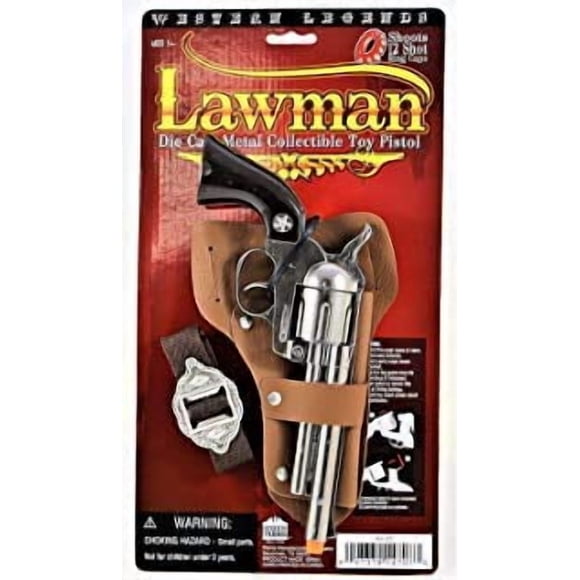Pistola de juguete de tapa PARRIS CLASSIC QUALITY TOYS EST. 1936 Lawman