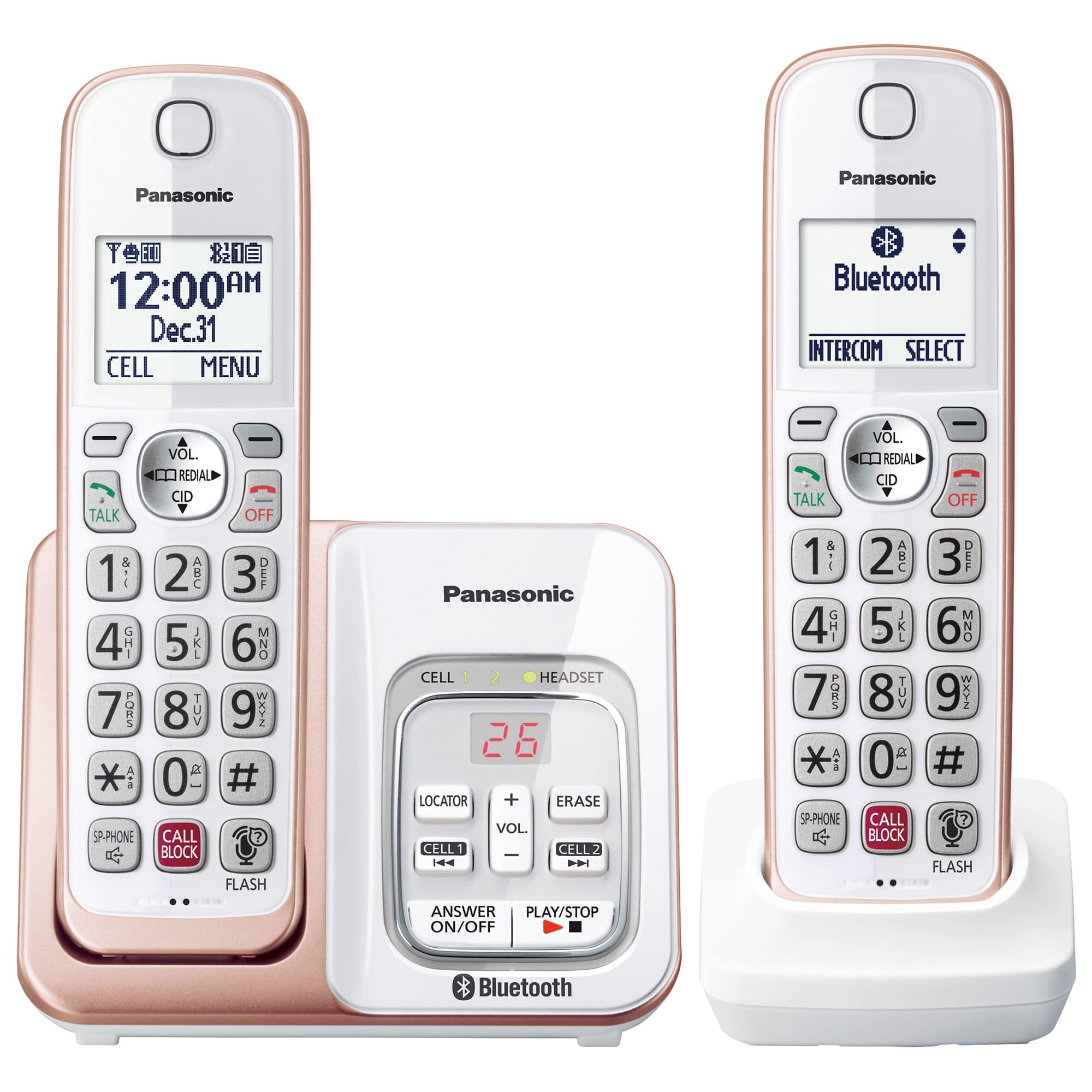 Panasonic Teléfono Inalámbrico Kx-tgd862g Bluetooth Rose Gold