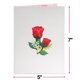 thumbnail image 5 of Tarjeta de felicitación con forma de amor en 3D con bonitas rosas desplegables para el Día de la Mad, 5 of 6