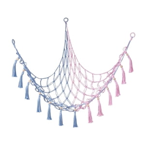 Bothyi - Red De Juguetes De Peluche Adornos Organizador Exhibición Home Corner Animal De Peluche Hamaca Azul