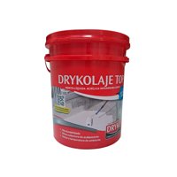 Dryko Impermeabilizantes - Manta Líquida Acrílica Impermeabilizante Drykolaje Top 12 Kg.